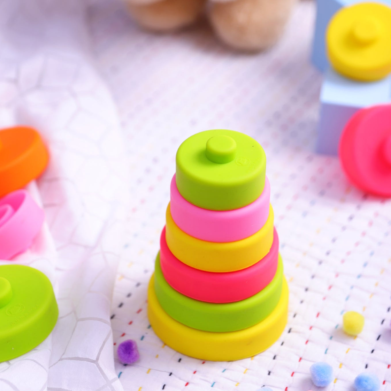 Soft Silicone Ring Stacker