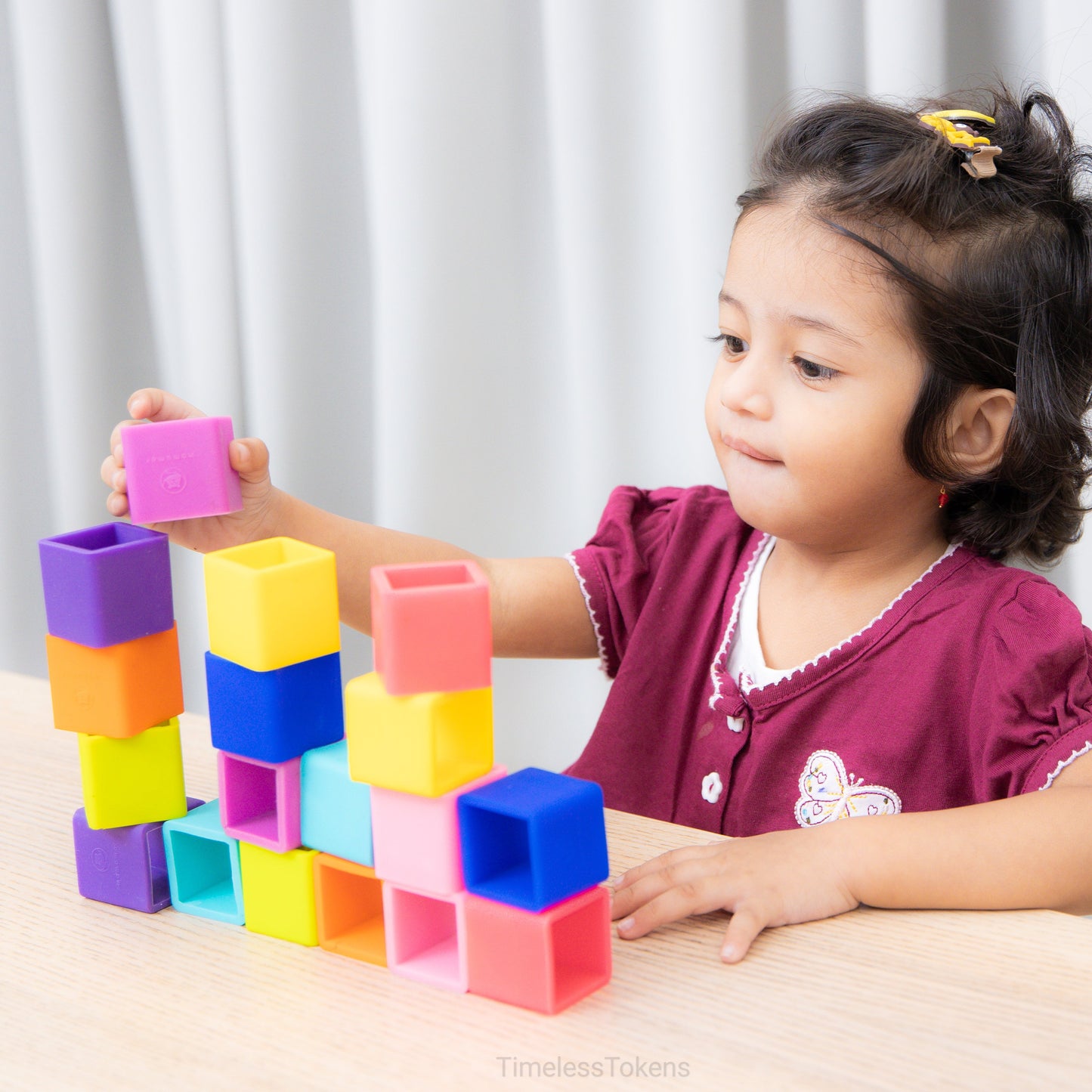 Soft Silicone Cube-the-Builder