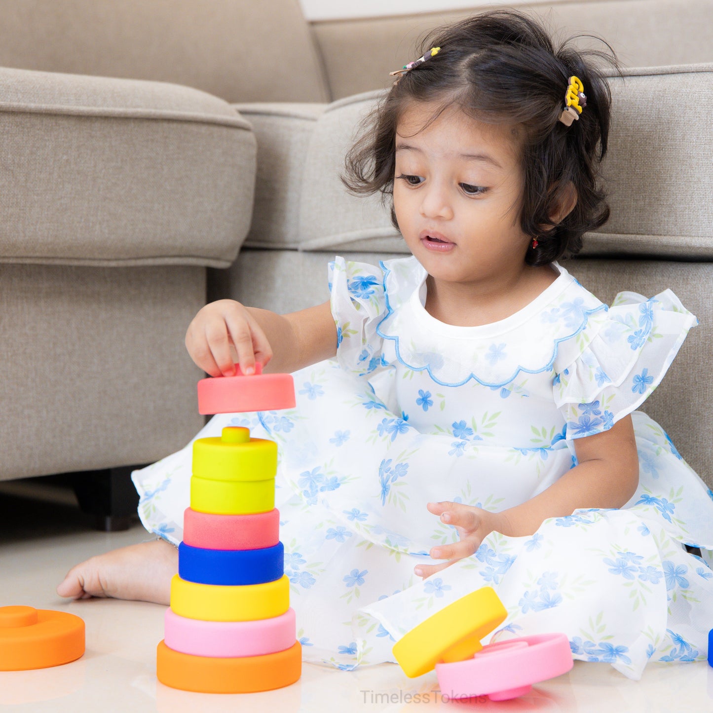 Soft Silicone Ring Stacker