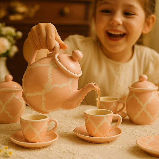13 Piece Ceramic Tea Party Set