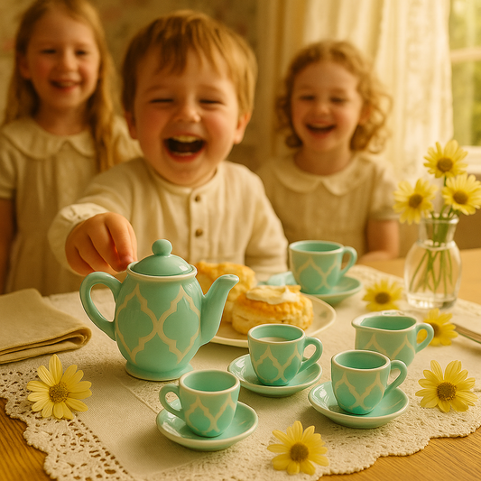 13 Piece Ceramic Tea Party Set