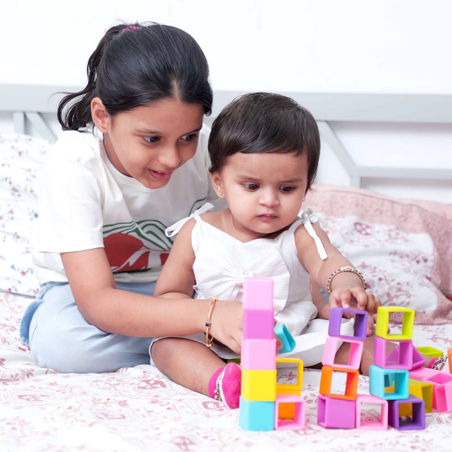 Soft Silicone Cube-the-Builder