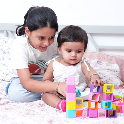 Soft Silicone Cube-the-Builder