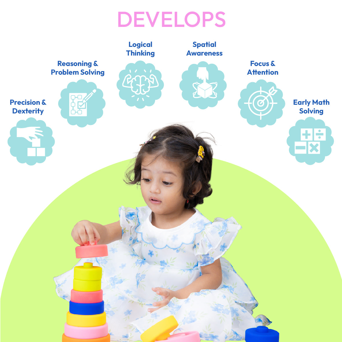 Soft Silicone Ring Stacker