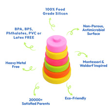 Soft Silicone Ring Stacker