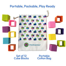 Soft Silicone Cube-the-Builder