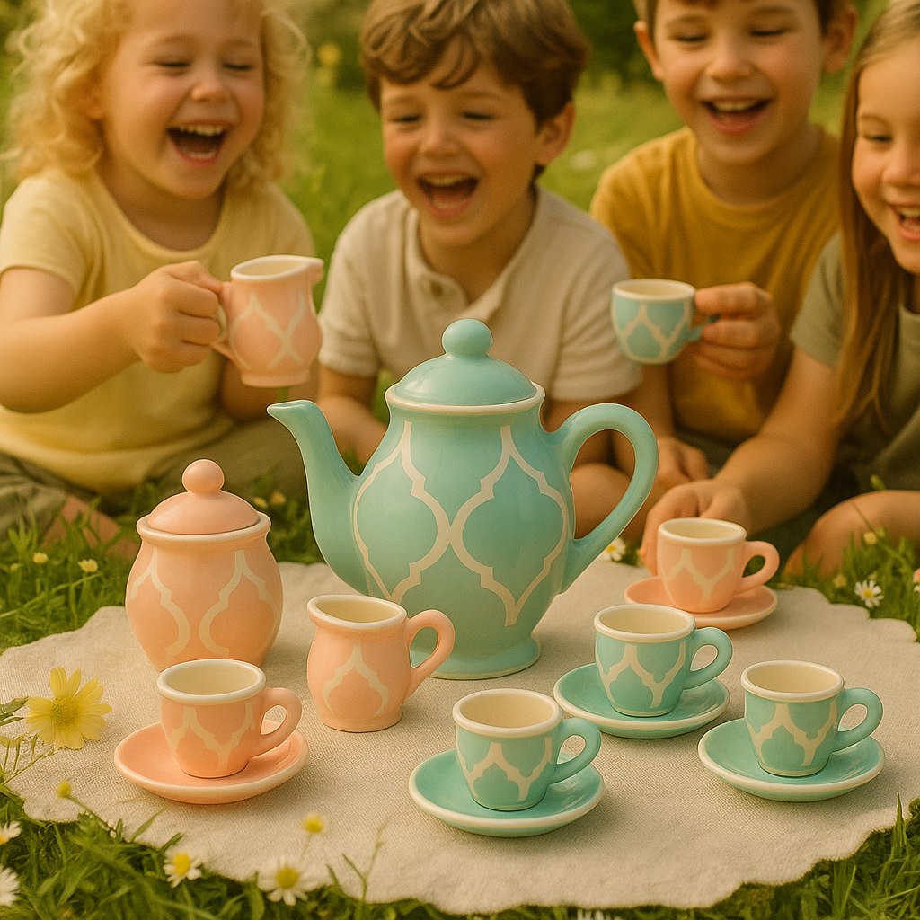 13 Piece Ceramic Tea Party Set