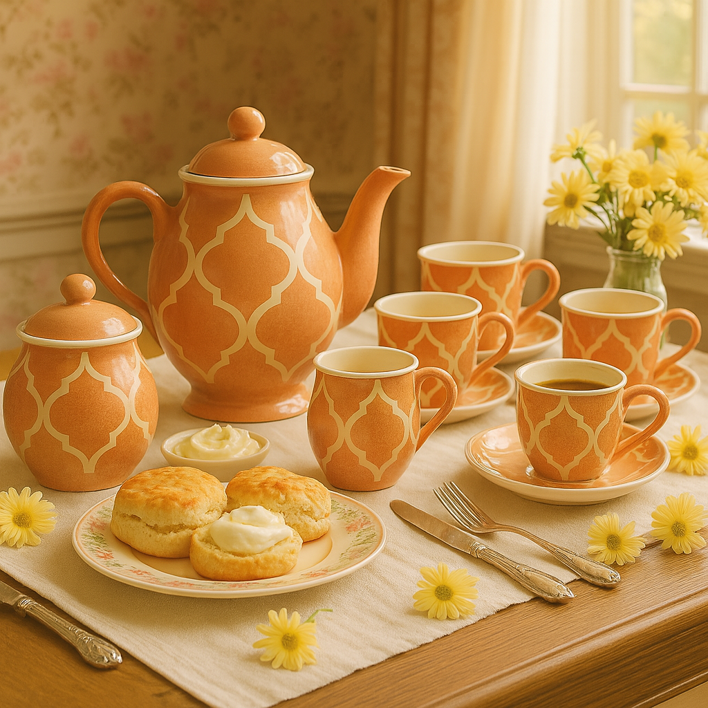 13 Piece Ceramic Tea Party Set